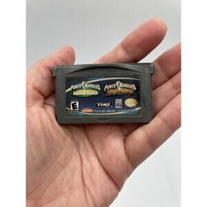 Power Rangers Double Pack: Ninja Storm & Time Force (Game Boy Advance) Authentic